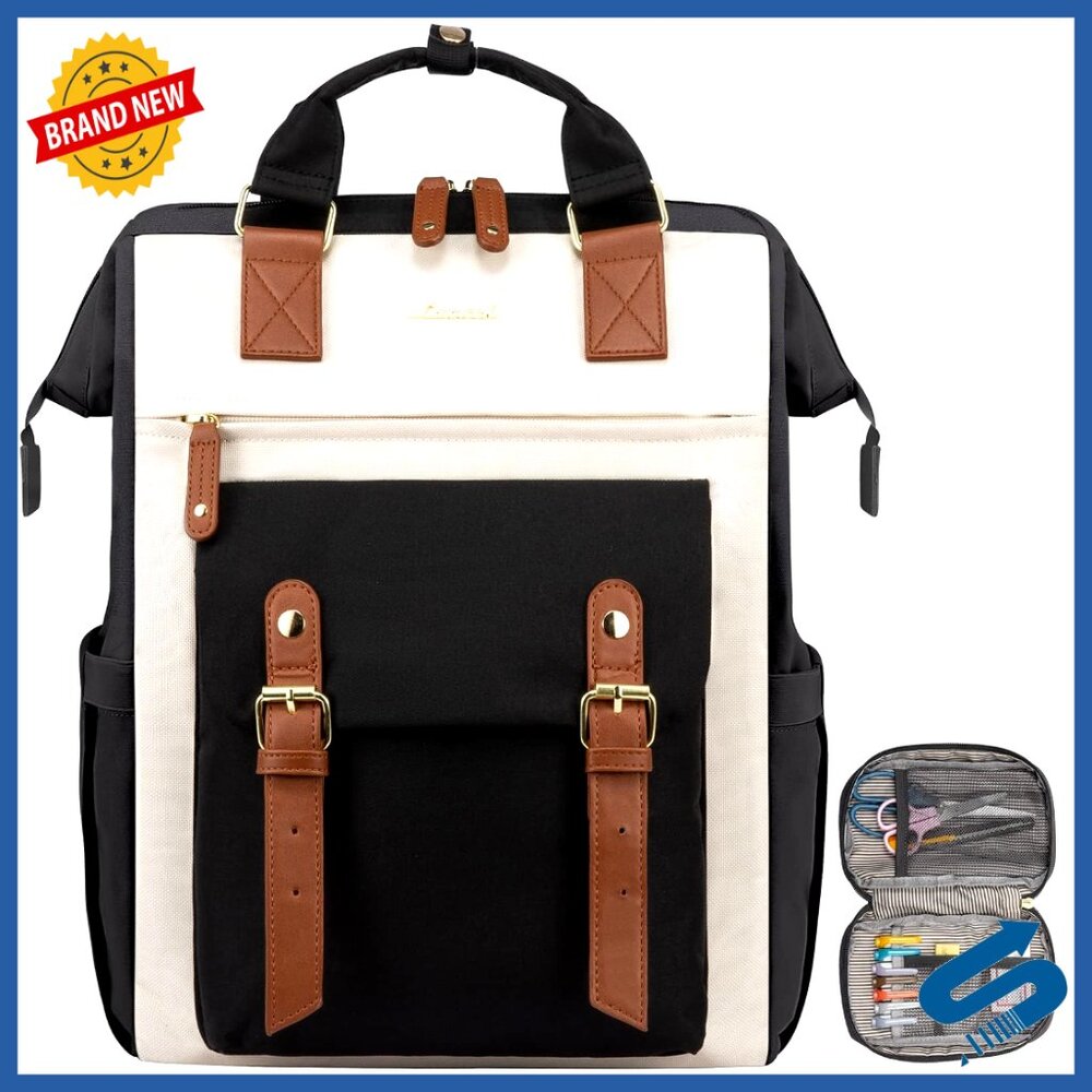 Laptop Backpack Professional Travel Work Bag Spacious Organized Pockets Durable